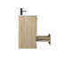 Ensemble de meuble-lavabo simple 18 po Soma