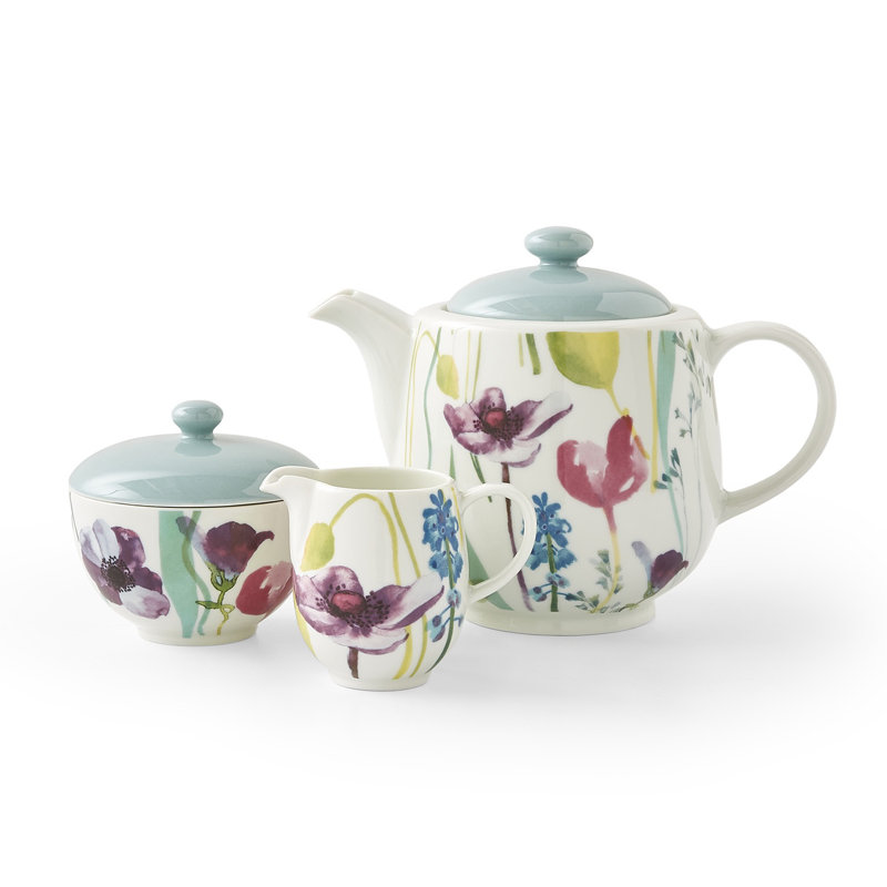Portmeirion, Water Garden - 3 Piece Tea Set, Service for 1