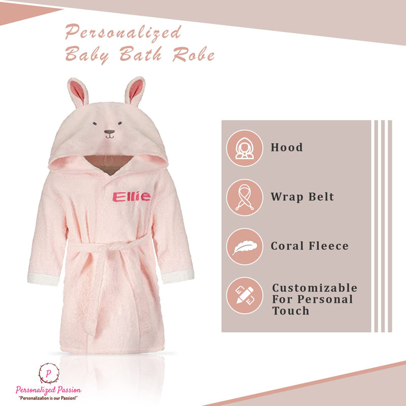 Peignoir de cheville avec capuche pour enfants, S, Oui
