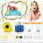 12.14' x 14.6' Inflatable Slide with Waterslide and Air Blower
