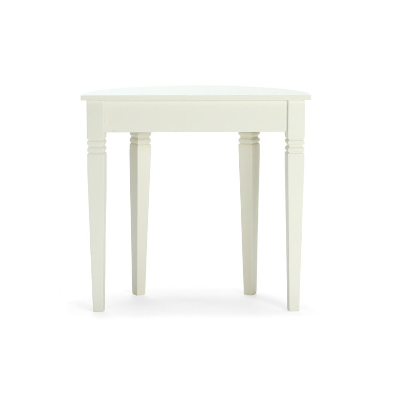 Devonport 80cm Solid Wood Console Table, White