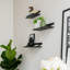 Wall Shelves| 3 Part Floating Shelves Set Made Of Metal And Real Wood Veneer | Wall Decor, Storage And Shelf For Living Room, Kitchen, Bedroom | Birch-480036174