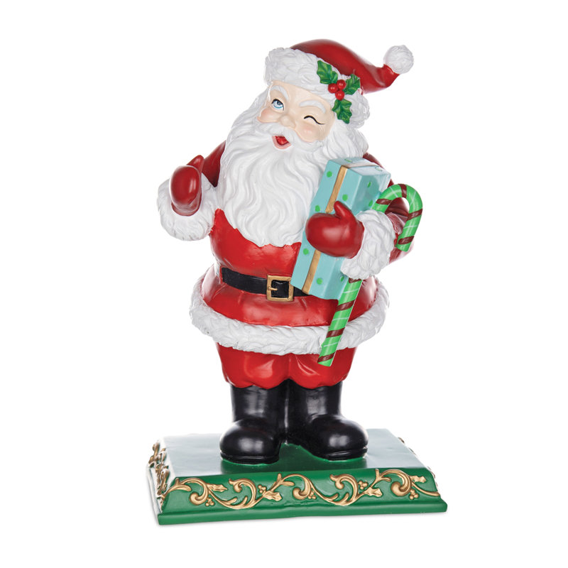 Figurine de père Noël Jolly H 11 po