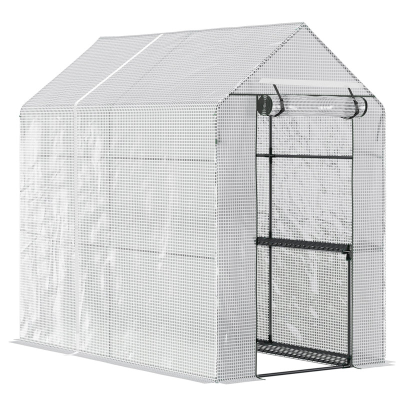 Serre de plain-pied 47,25 po x 73,25 po x 74,25 po Outsunny