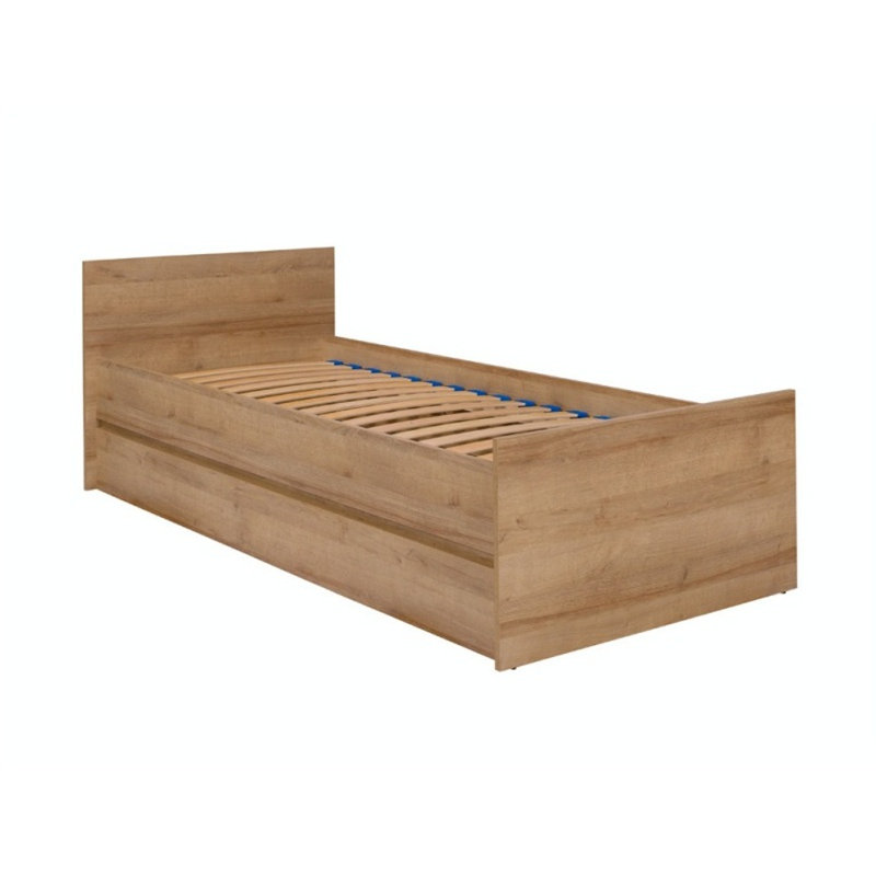 Belmar UK Small Single - DE 75 X 190 Cm Bed, Oak