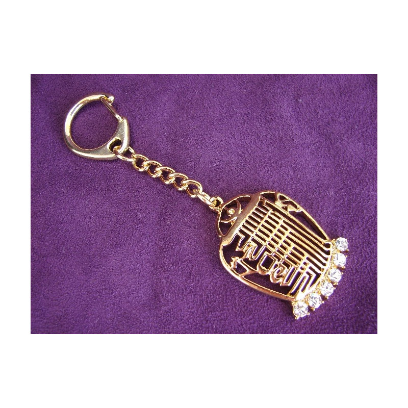 Porte-clé amulette de protection tenace Kalachakra