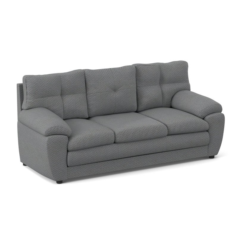 Kenn Upholstered 84'' Sofa, Morris Rhino