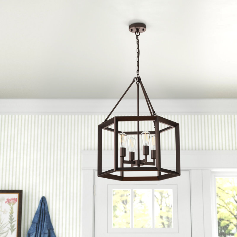 Lustre tambour à 4 lumières Holbeach