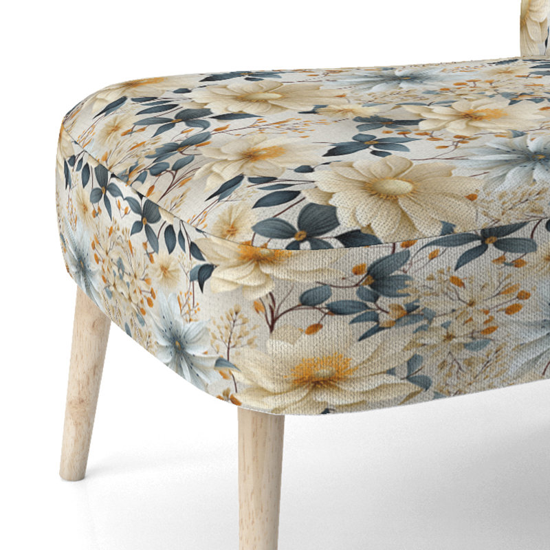 Chaise d'appoint rembourrée Earthy Elegance