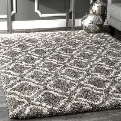 Tapis gris foncé Ramey