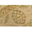Tapis beige unique de 9 pi x 9 pi 1 po