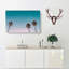 Palm Trees In Sydney Australia In Abstract - Wrapped Canvas-55337729