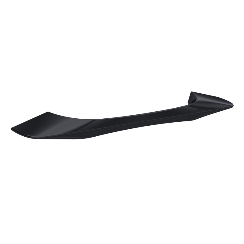 D Shaped 16cm Centre Bar Handle, Matt Black