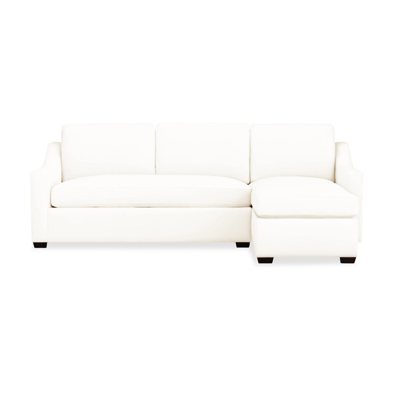 Canapé modulaire 2 pièces Cranbrook, Orienté à droite, Toile blanc cassé Bayou