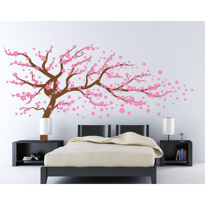 Décalcomanie murale arbre fleur de cerise