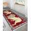 Animal Pictorial lion Shiraz Persian Hand Knotted Wool rug 2'7'' X 5'11''