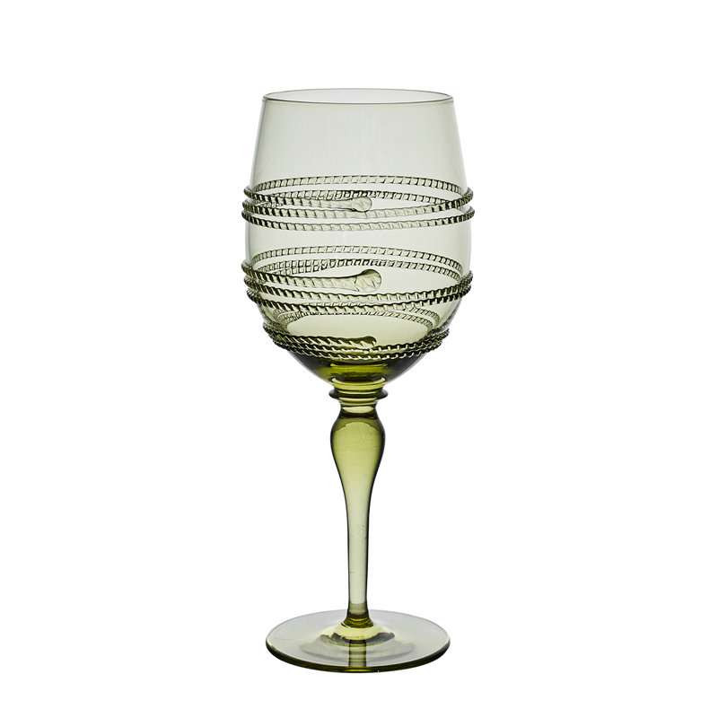 Ella Wine Glass, Green