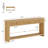 70.9 Inch Wood Console Table Long Sofa Table with 3 Drawers-1395109300