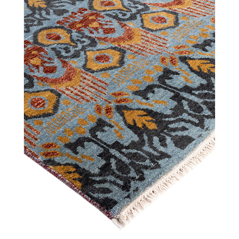 Overdyed One-of-a-Kind 8' 0" X 10' 2" Hand Knotted Area Rug