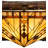 Rustic Lodge Glass Flush Mount