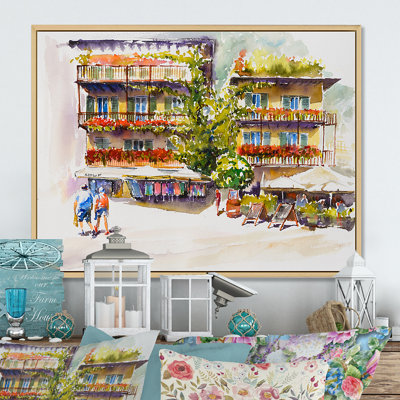 " Abstract Limone Sul Garda View "