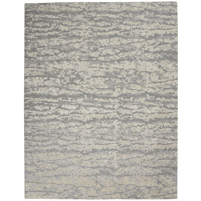 Tapis d'intérieur moderne tempête de sable 7 pi 9 po x 9 pi 9 po Nourison Theos