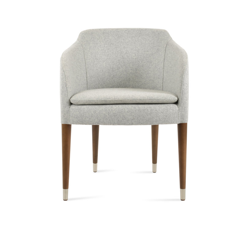 Chaise de salle à manger Buca, Argent argent