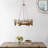 Diny 6 - Light Dimmable Geometric Chandelier