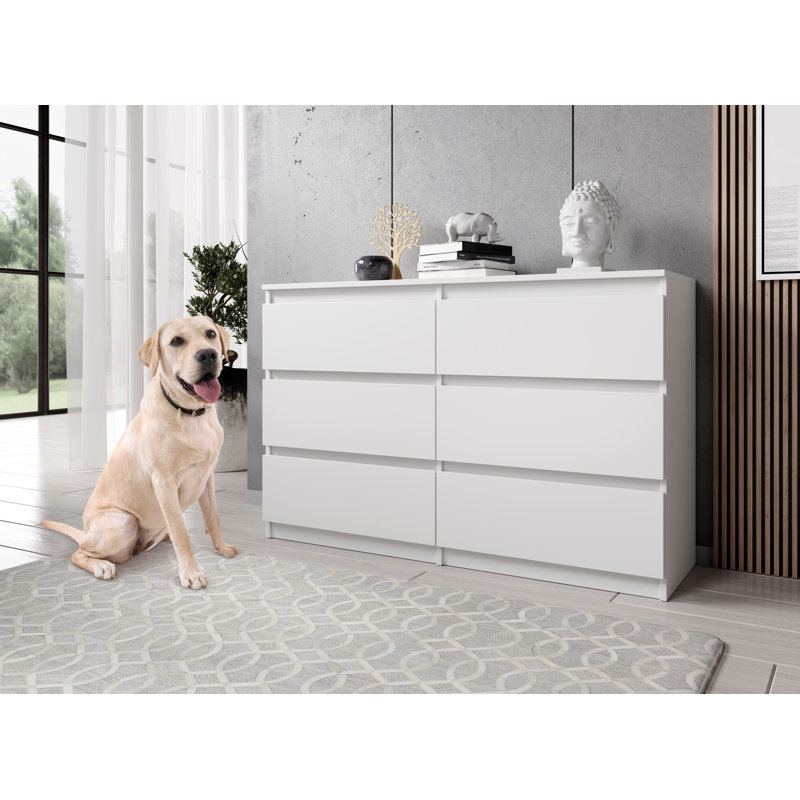 Dufrene Chest Of Drawers, Matt white