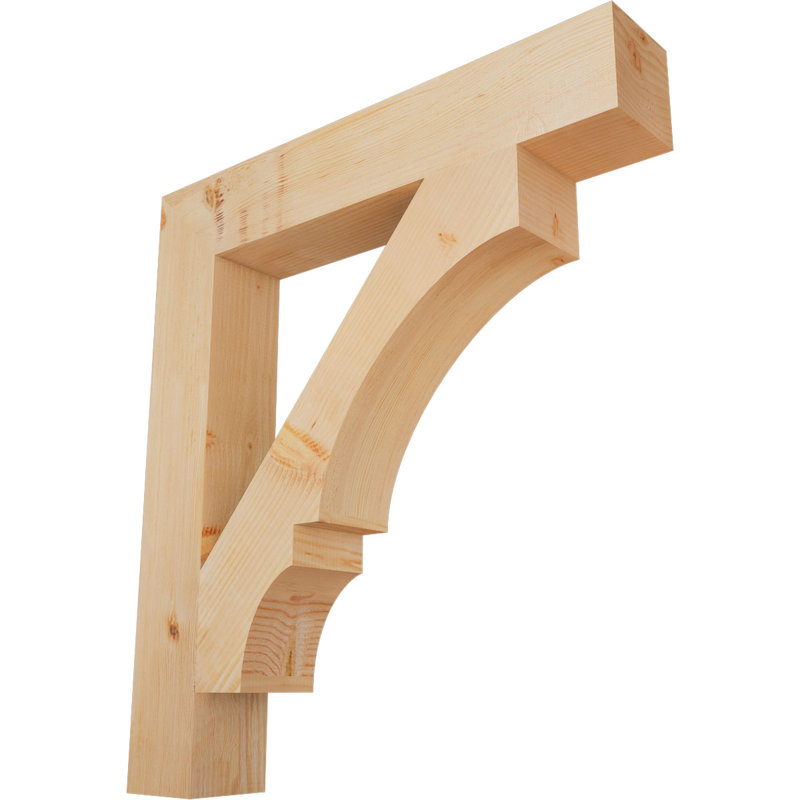 Support de bloc Balboa, Sapin de Douglas lisse, L 5 1/2 po x P 36 po x H 40 po