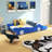 Race Car-Shaped Platform Bed with Wheels-1863914449-1863914443