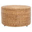 Table basse contemporaine Esin - Petite table avec matériaux naturels, bordure moderne pour la maison et le bureau