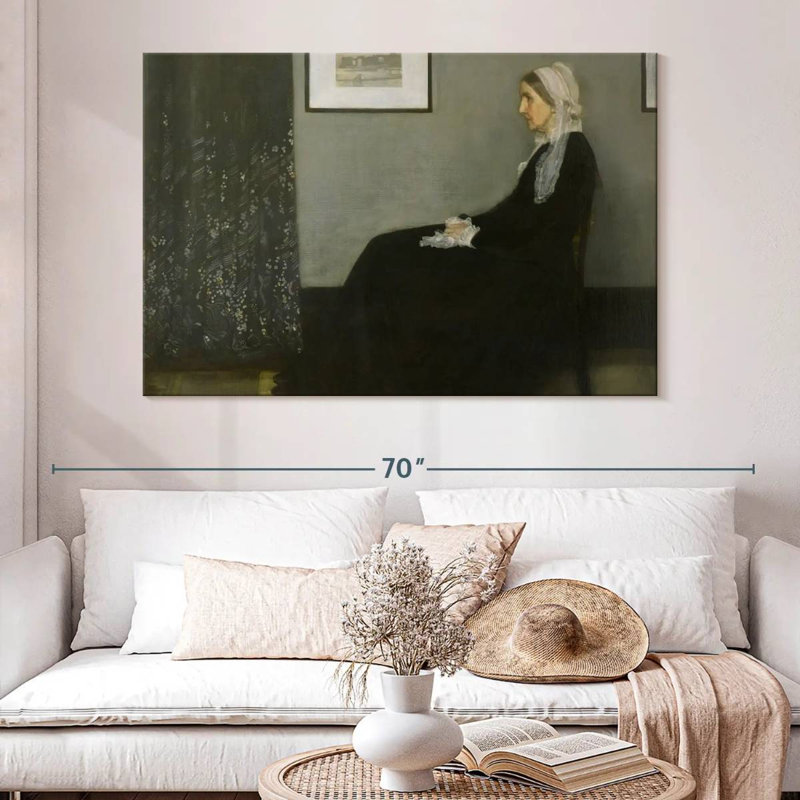 La mère de Leisha Whistler, H 34 po x l 51 po