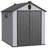 6X8ft Plastic Storage Shed – Outdoor Tool & Garden Shed