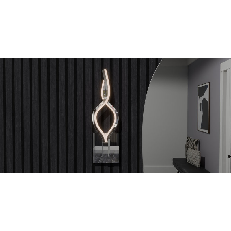 Applique murale Timmothy, Chrome poli