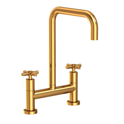 East Square Kitchen Bridge Faucet