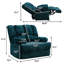 Fauteuil inclinable manuel oscillant de 42,9 po Batholo-71248620