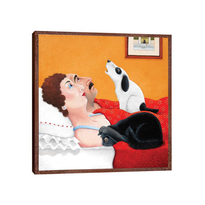 Her Upstairs by Vicky Mount - Painting on Canvas