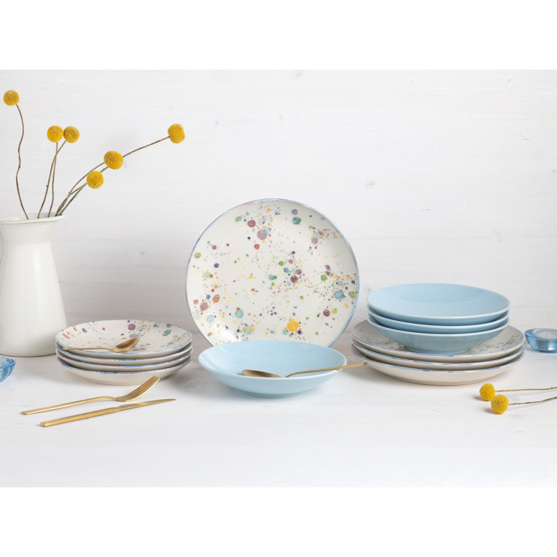 Candy Drops Piece Stoneware Dinnerware Set - Service for 4