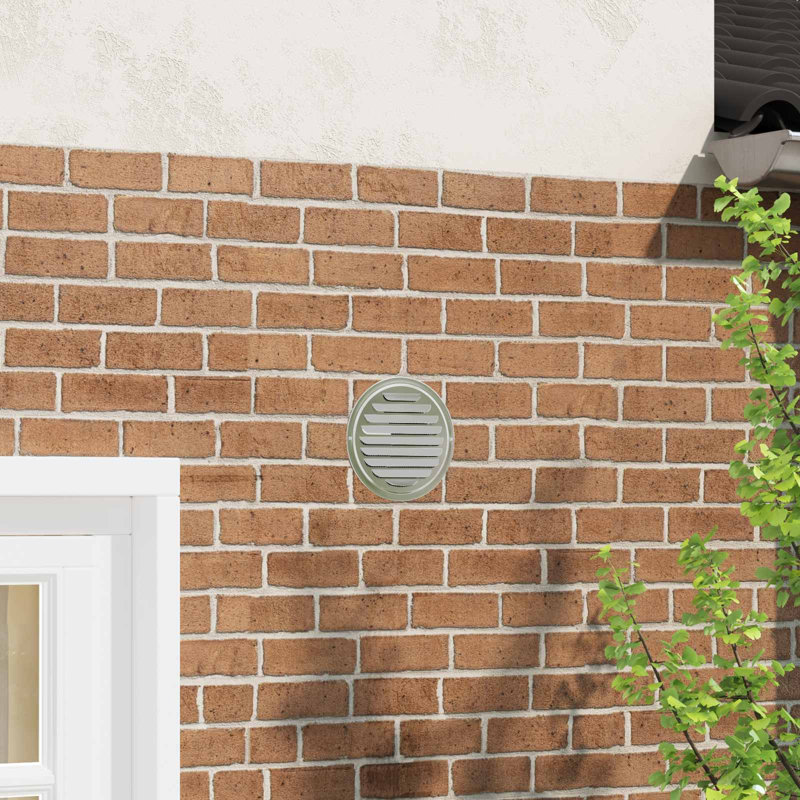 VidaXL Stainless Steel Vent Cover, 5cm H x 19cm W x 19cm D