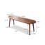 Banc de salle à manger en bois de chêne naturel