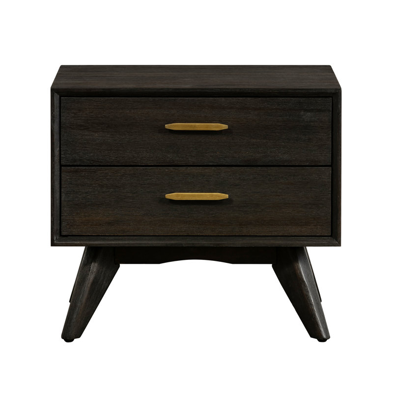 Tables de chevet durables en bois d'acacia, style Mid-Century pour la maison