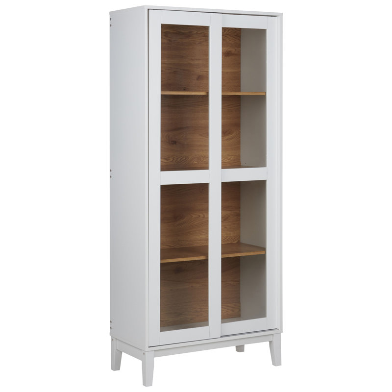 Anze Display Cabinet, White