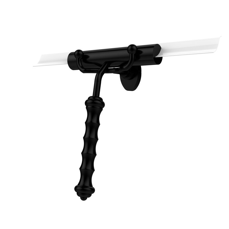 Wavy Handle Squeegee, Matte Black