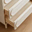 Commode d'appoint simple en bois blanc