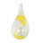  Rupena Hand Blown Yellow Glass Paperweight Bird Figurine-1068925485
