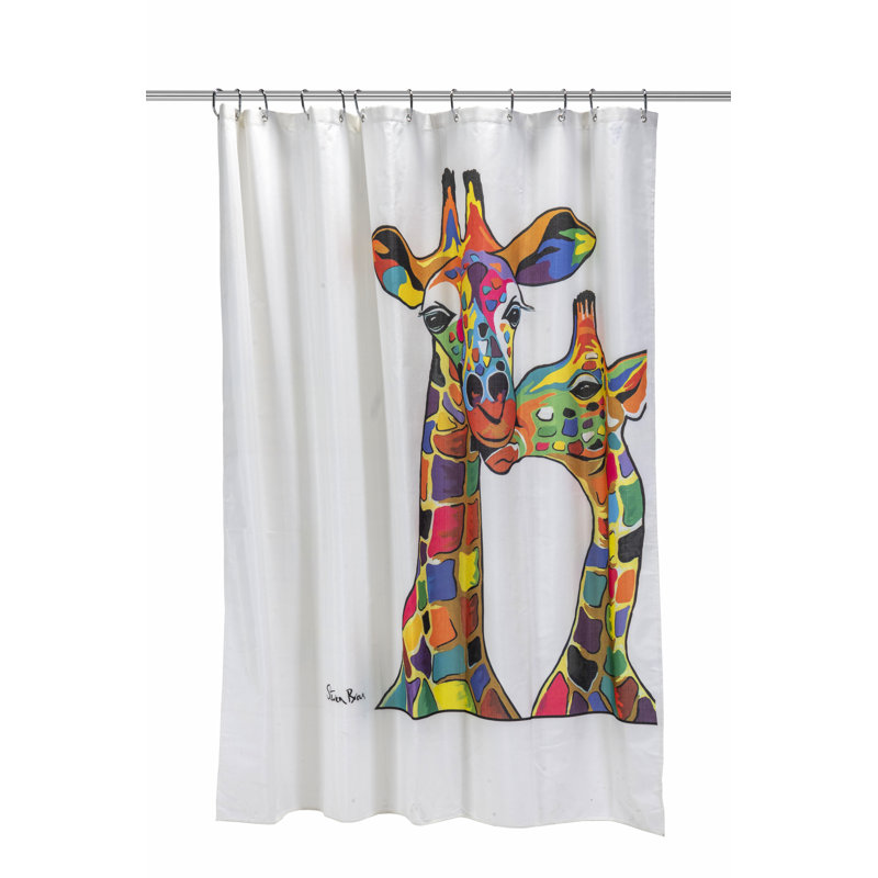 Francie & Josie McZoo Art by Steven Brown Shower Curtain