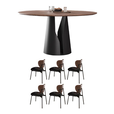 Table de salle à manger en noyer
