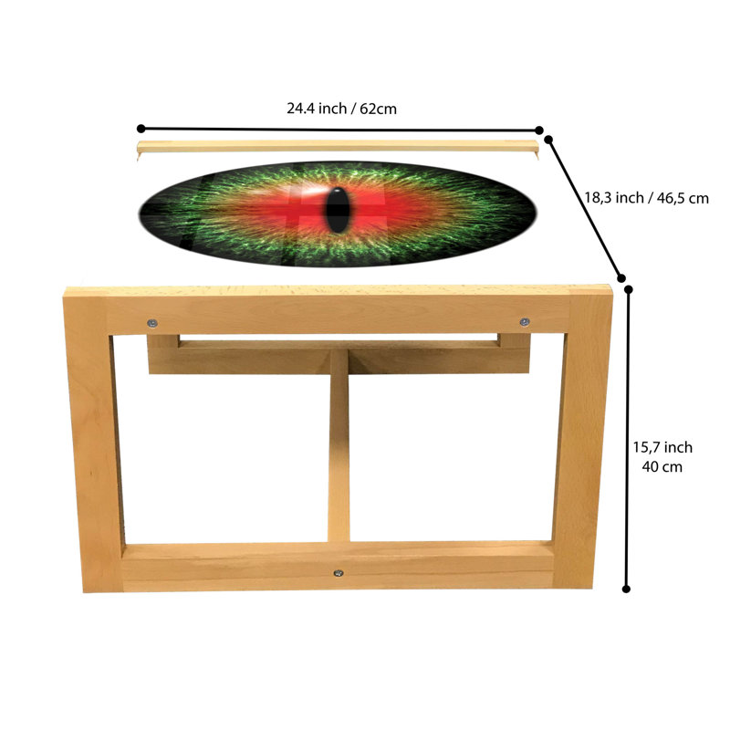 Irruj Sled Coffee Table, 62cm H x 46cm W x 40cm D