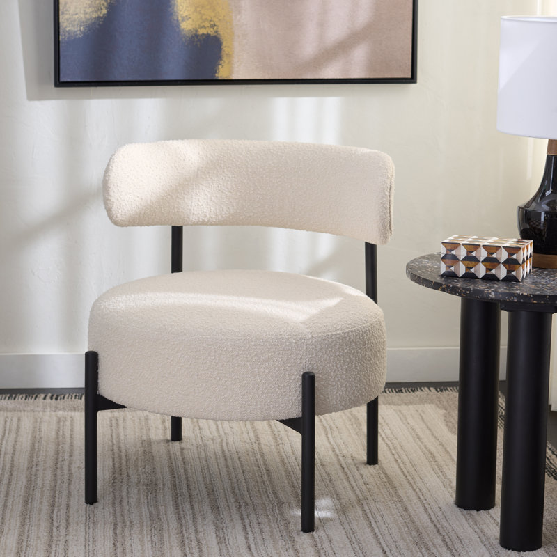 Chaise de salle à manger Cardan, Crème, crème